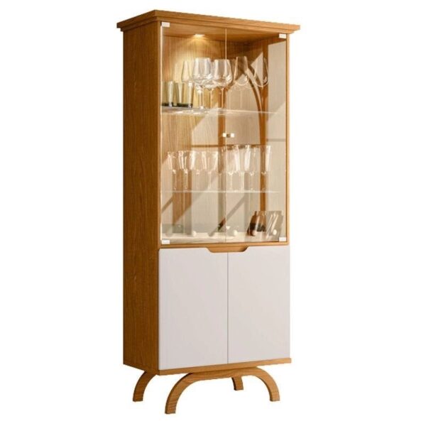 Cristaleira Ambiente Vicenza Ype Off White – New Ceval