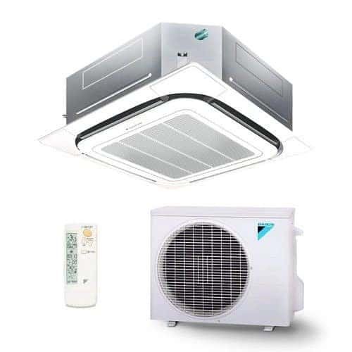 Ar Condicionado Split Cassete Inverter Daikin Sky Air 30000 Btus Quentefrio 220V Monofásico FCQ30AVL