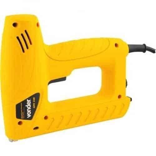 Grampeador Pinador Tapeçaria Madeira Eletrico 220v Profissional gpe 168 Vonder