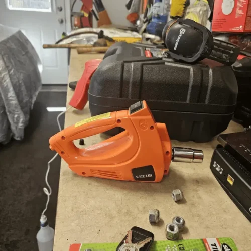 Click to view full screen Kit AutoCar 3 em 1 - Macaco Elétrico, Compressor de Ar e Chave Impacto + BRINDE: Pistola Universal photo review