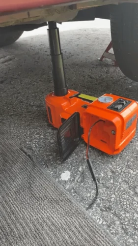 Click to view full screen Kit AutoCar 3 em 1 - Macaco Elétrico, Compressor de Ar e Chave Impacto + BRINDE: Pistola Universal photo review